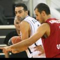Ο Κώστας Χαραλαμπίδης σε μία προσπάθειά του στον αγώνα με την Kozuv