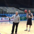 PAOK BC practice at Mapooro Arena 