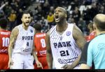 O Darnell Jackson με τη φανέλα του ΠΑΟΚ