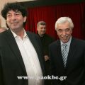 Ο Βαγγέλης Γαλατσόπουλος με τον εκπρόσωπο της Prime Insurance στη Θεσσαλονίκη Βασίλη Λαΐνα
