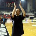 Ο Tomas Delininkaitis χαιρετά τους φιλάθλους του ΠΑΟΚ