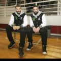 Kostas Kakaroudis and Kostas Charalampidis again with the team