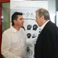 Ο Θοδωρής Ζαγοράκης και ο Νίκος Βεζυρτζής παρακολούθησαν το παιχνίδι