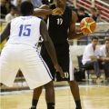 Ο Deshawn Sims στον αγώνα με τον Κολοσσό Ρόδου