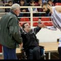 Kostas Vassiliadis with Giannakis, a huge PAOK fan