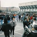 Ο κόσμος του ΠΑΟΚ έξω από το Patinoire de Vernets