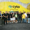 Ολη η ομάδα του ΠΑΟΚ στο περίπτερο της Cyta στην 76η ΔΕΘ