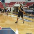 Ο Λάζαρος Παπαδόπουλος στην προπόνηση του ΠΑΟΚ