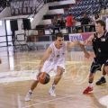 Michalis Liapis drives to the basket