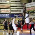 Jumpball at the game PAOK - Rethimno Aegean