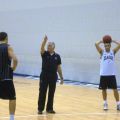 PAOK BC practice at Ventspils