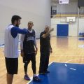 PAOK BC practice at Ventspils