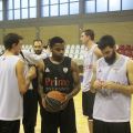 Στιγμιότυπο από την προπόνηση του ΠΑΟΚ στο Ρέθυμνο