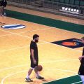 Τσόχλας και Payne στη διάρκεια της προπόνησης