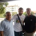 Ο Κώστας Βασιλειάδης με τον Σούλη Μαρκόπουλο και τον Νίκο Σταυρόπουλο