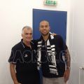 Marc Carter with coach Soulis Markopoulos