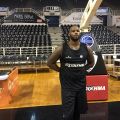Darnell Jackson's first practice