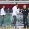 Soulis Markopoulos and Ufuk Sarica, before game started 