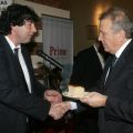 Ο Βαγγέλης Γαλατσόπουλος με το Νίκο Βεζυρτζή