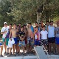 Από την επίσκεψη του PAOK Summer Camp στην παραλία Κρυοπηγής Χαλκδικής
