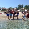 Από την επίσκεψη του PAOK Summer Camp στην παραλία Κρυοπηγής Χαλκδικής