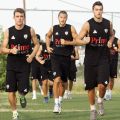 Ασκήσεις φυσικής κατάστασης για τους παίκτες του ΠΑΟΚ